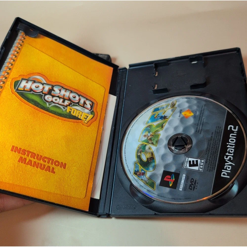 Hot Shots Golf Fore & Hot Shots Golf 3 PS2 Black Label Complete CIB 2 Game Lot